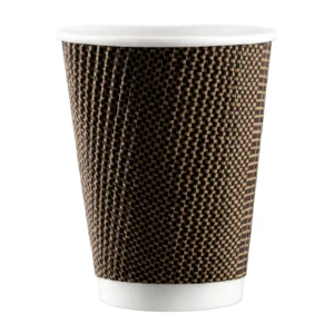 Brown Ripple Wall Paper Cup
