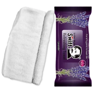 Swift Refreshing Wet Towel Sachet – Amber Oud Scented Single-Use Moist Cotton Towel (500g Pack)