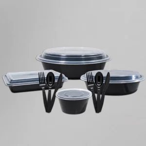 Black Base Food Containers